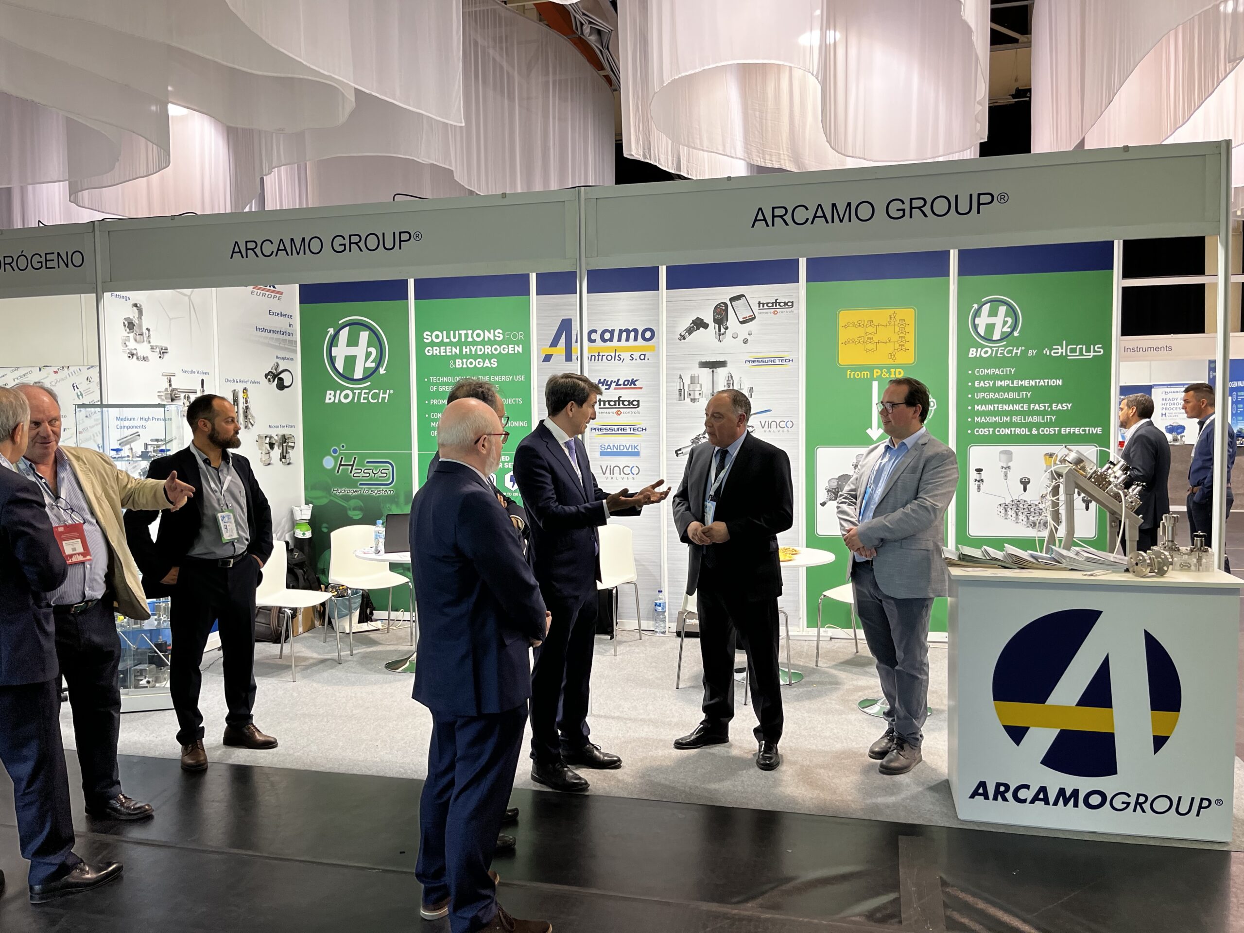 Presentación del dispensador de hidrogeno compacto con la tecnología de H2 & Biotech by ALCRYS